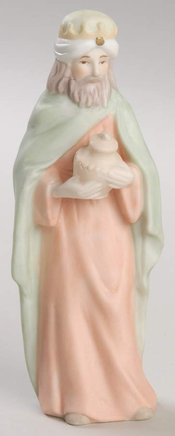 Christopher Collection Nativity Wise Man With Jar - No Box by Lefton-1