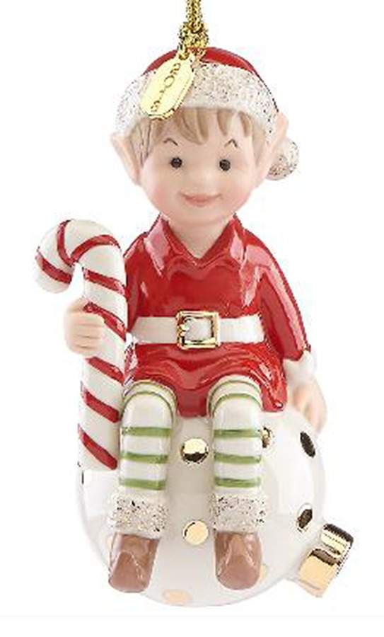 Annual Elf Ornament Eli The Elf - Boxed by Lenox-1
