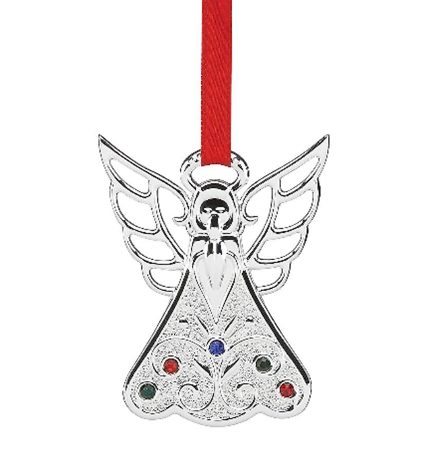Jeweled Silver Charms Jeweled Angel - With Box by Lenox-1
