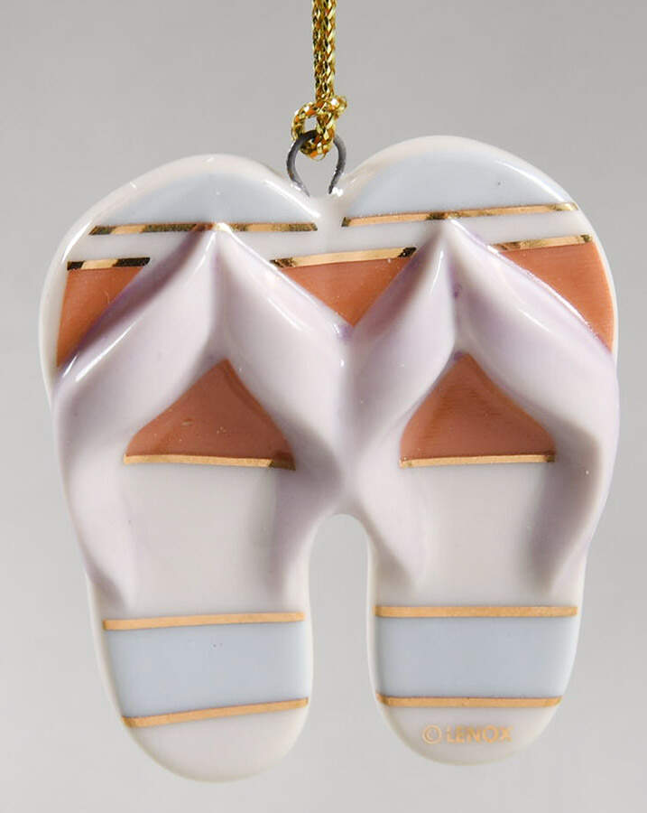 Summer Ornament Tree Flip-Flops - No Box by Lenox-1