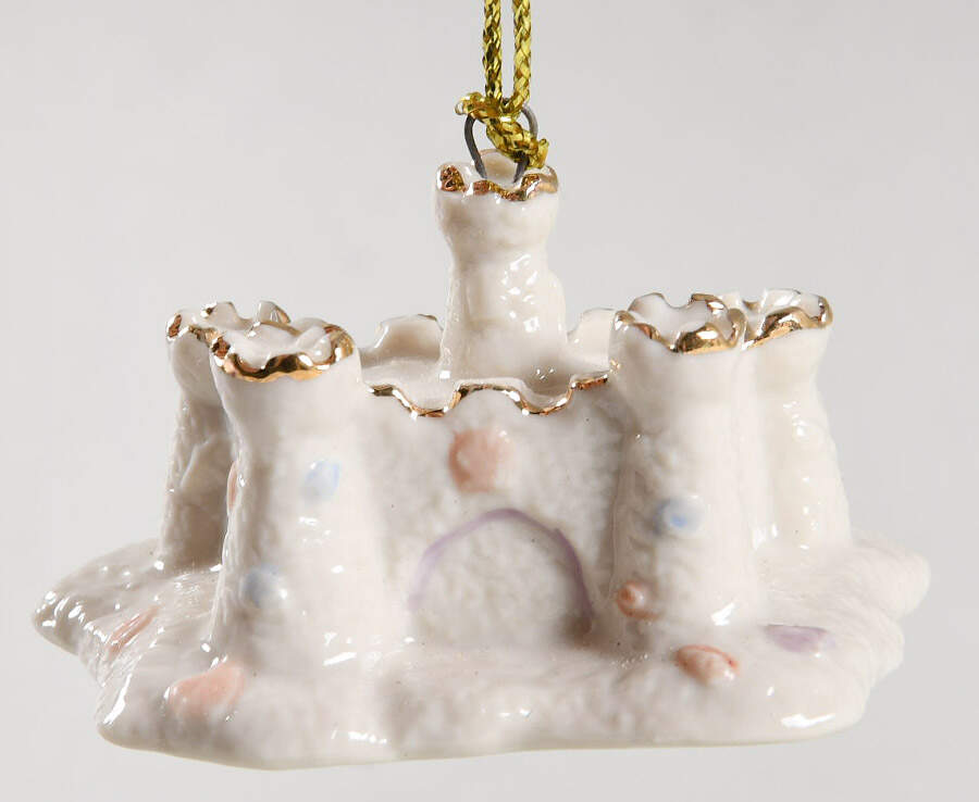 Summer Ornament Tree Sand Castle - No Box by Lenox-1