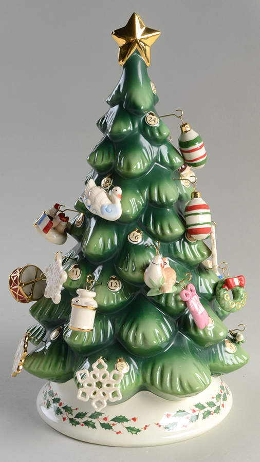 Holiday Advent Calendar Tree Advent Calendar Tree & Ornament Set - With Box by Lenox-1