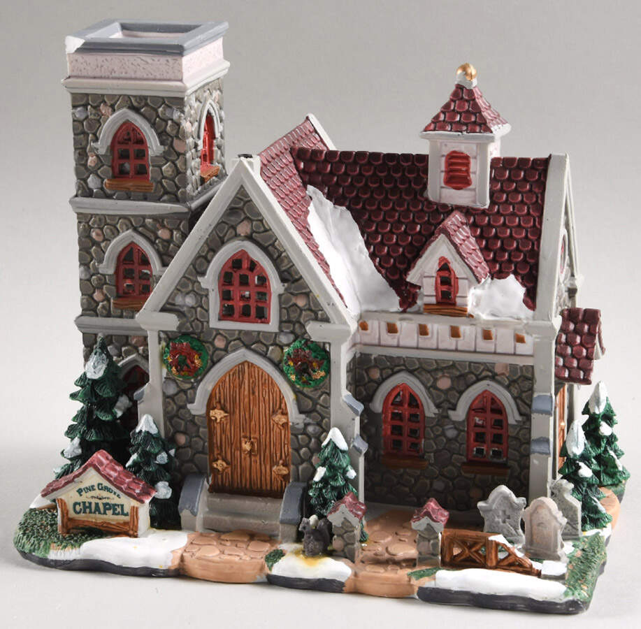 Vail Village Pine Grove Chapel - No Box by Lemax-1