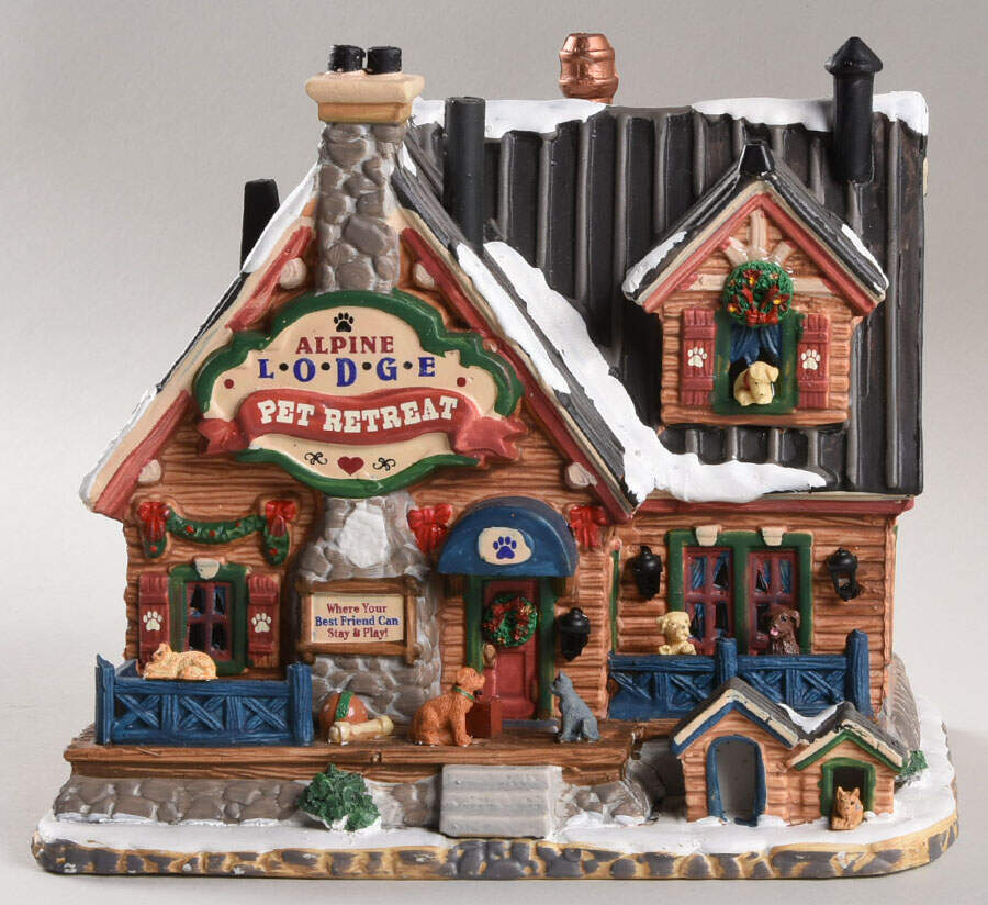 Vail Village Alpine Lodge Pet Retreat - Boxed by Lemax-1