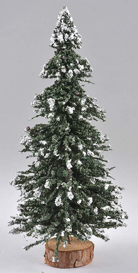 Lemax Village Trees & Shrubbery 9" Evergreen Tree-Wood Base - No Box by Lemax-1