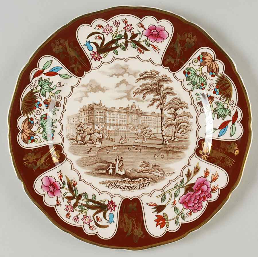 Christmas Plate Buckingham Palace - Boxed by Mason's-1