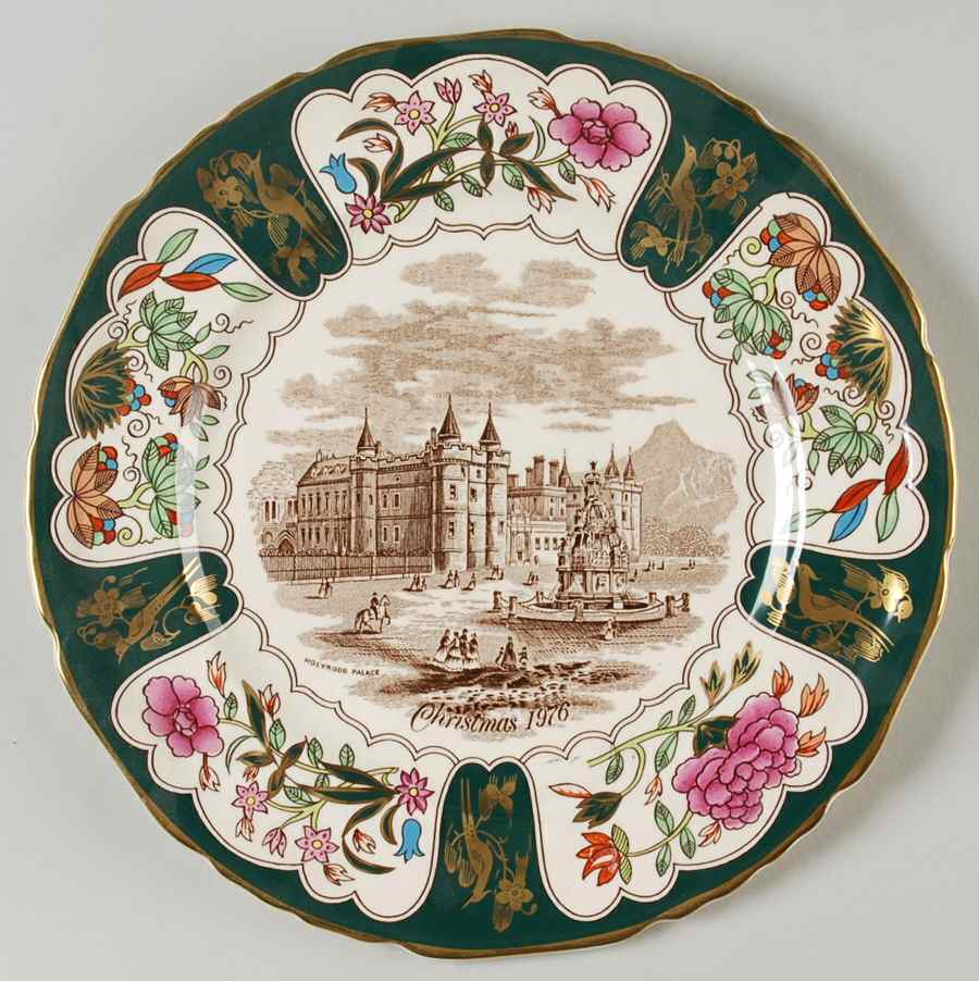 Christmas Plate Holyrood House - No Box by Mason's-1
