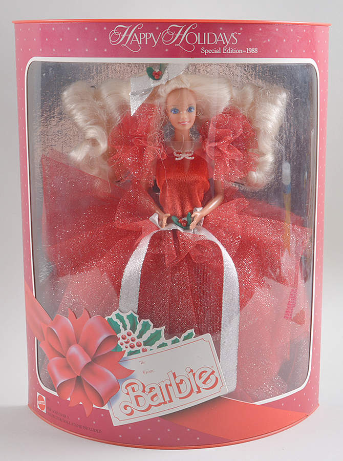 Holiday Barbie 1988 Caucasian - No Box by Mattel-1
