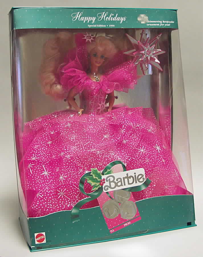 Holiday Barbie 1990 Caucasian - Boxed by Mattel-1