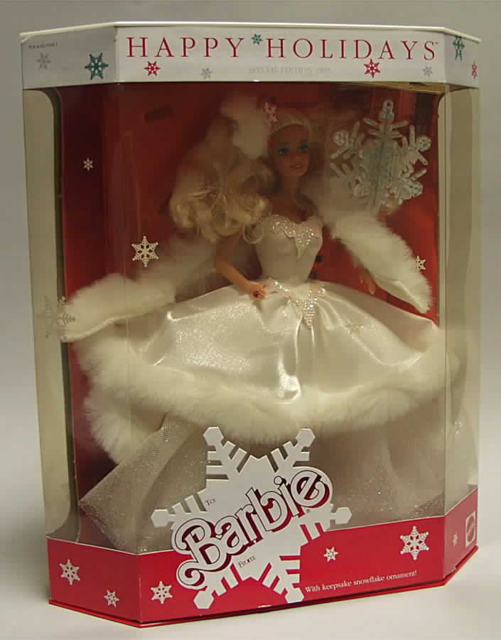 Holiday Barbie 1989 Caucasian - Boxed by Mattel-1