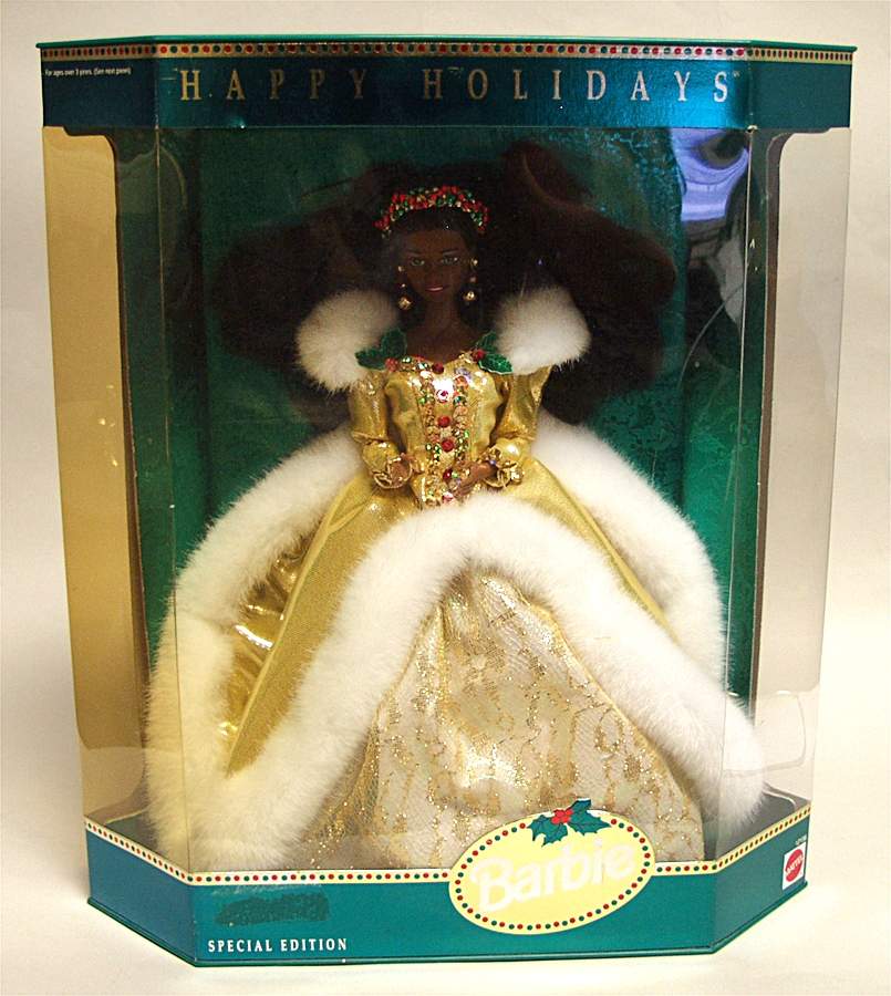 Holiday Barbie 1994 African American - Boxed by Mattel-1