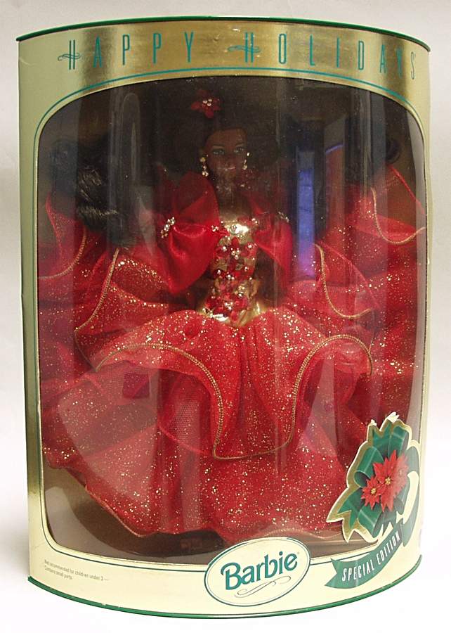 Holiday Barbie 1993 African American - Boxed by Mattel-1