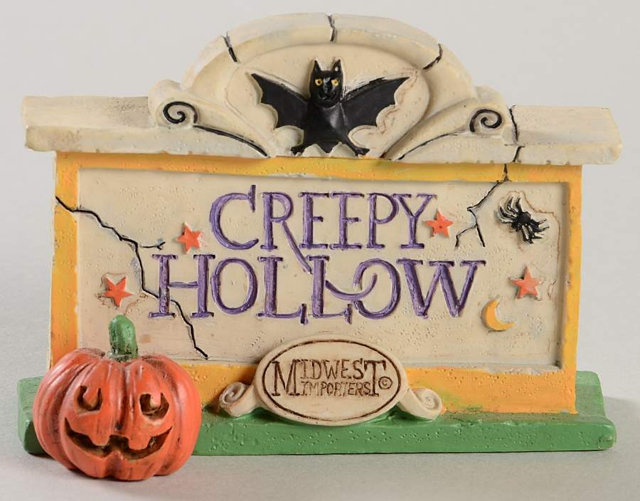 Creepy Hollow Collectors Sign - No Box by Midwest of Cannon Falls-1
