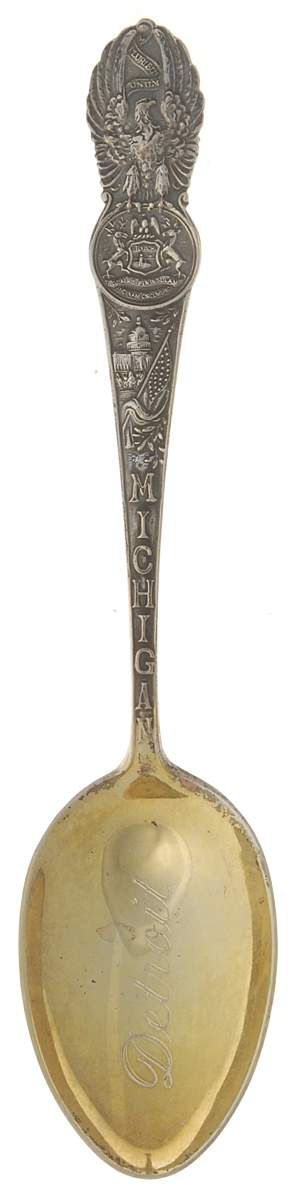 States Michigan-Detroit - No Box-Michigan Motif 1 by Manchester-1