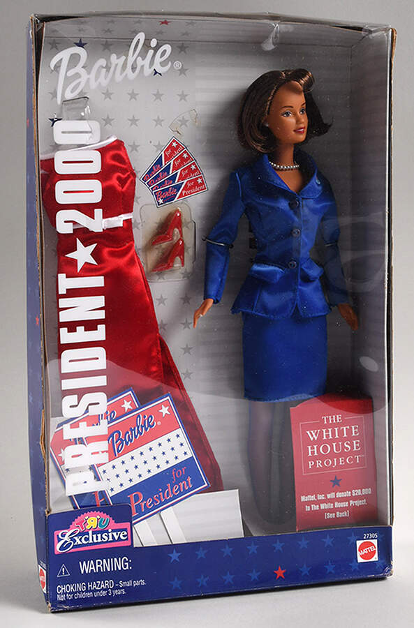 Barbie & Ken Dolls President-2000- Brown Hair - Boxed by Mattel-1