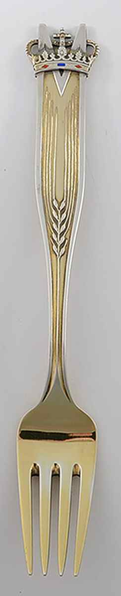 Michelsen Commemorative Fork Princess Margrethe Birthday - No Box by Anton Michelsen-1