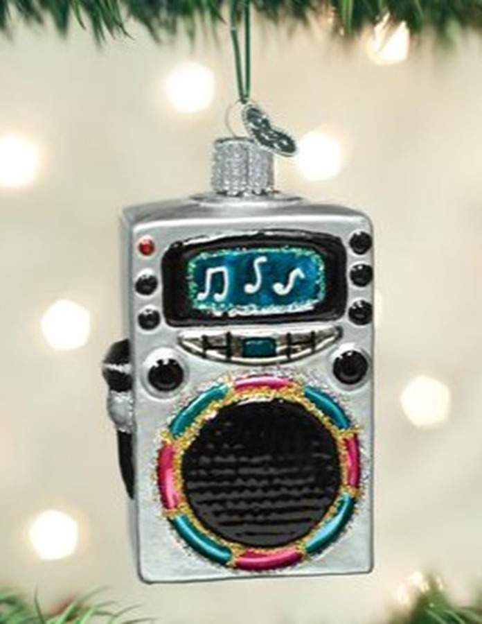 Arts & Entertainment Karaoke Machine - No Box by Old World Christmas (Newer)-1