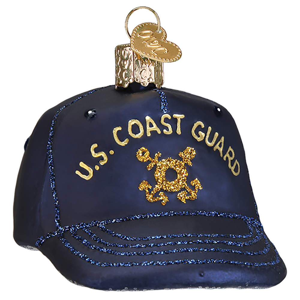 Military Coast Guard Cap - No Box by Old World Christmas (Newer)-1