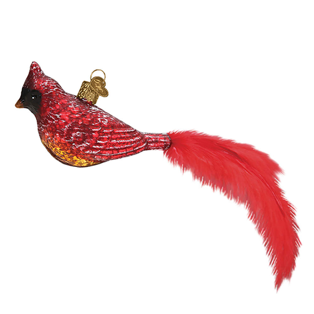Vintage Woodland Cardinal  - No Box by Old World Christmas (Newer)-1