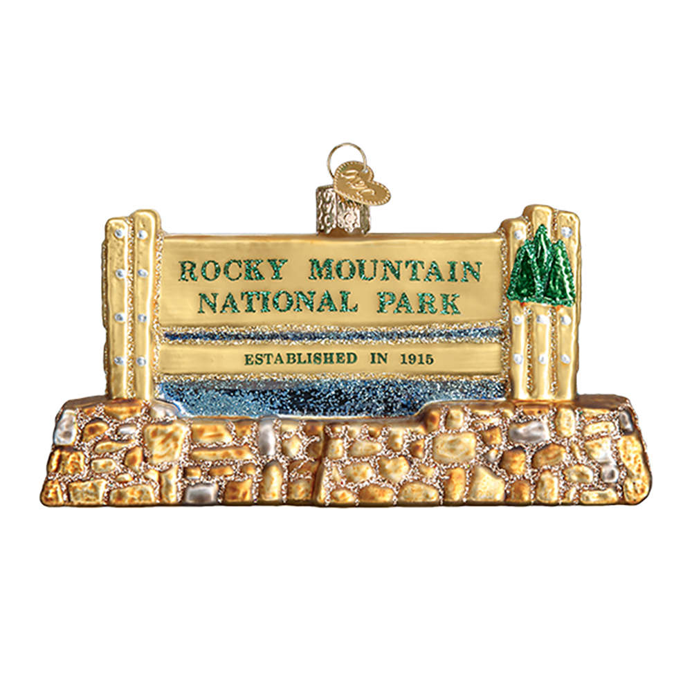 National Parks Rocky Mountain National Park - No Box by Old World Christmas (Newer)-1