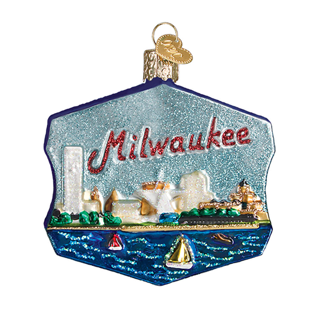 Cities Milwaukee - No Box by Old World Christmas (Newer)-1