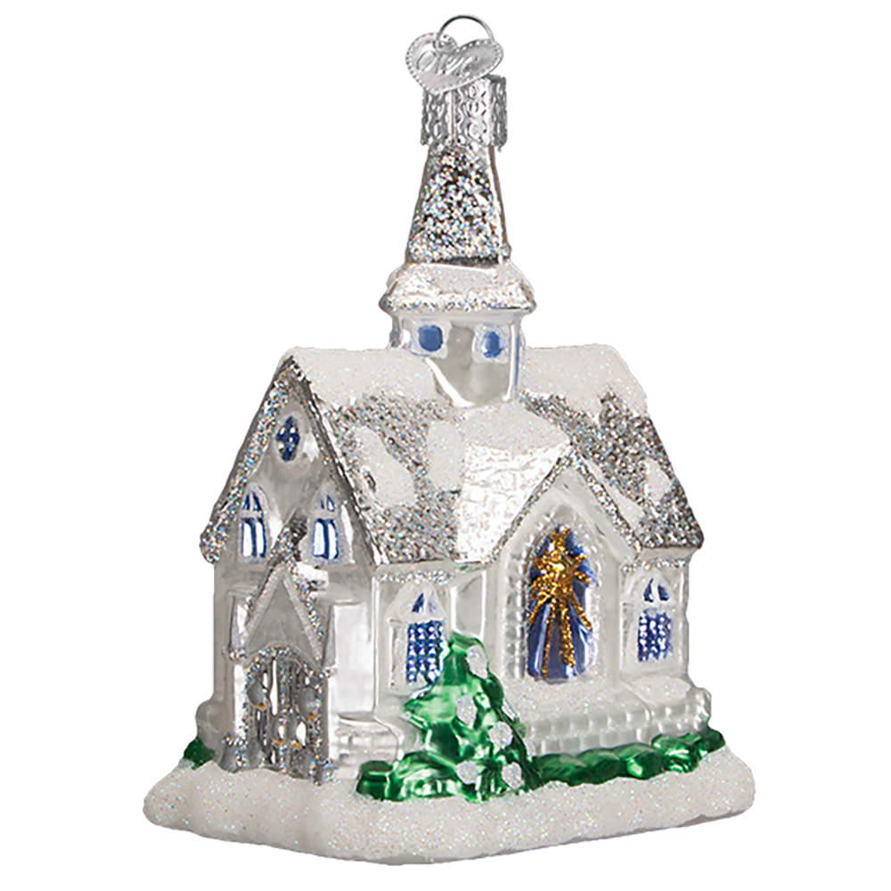Old World Christmas Sparkling Cathedral - No Box Nb2241 by Old World Christmas (Newer)-1