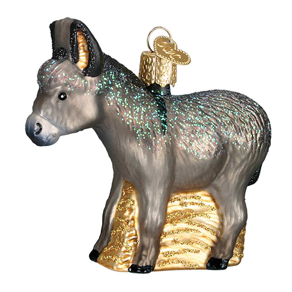 Nativity Collection Donkey - No Box by Old World Christmas (Newer)-1