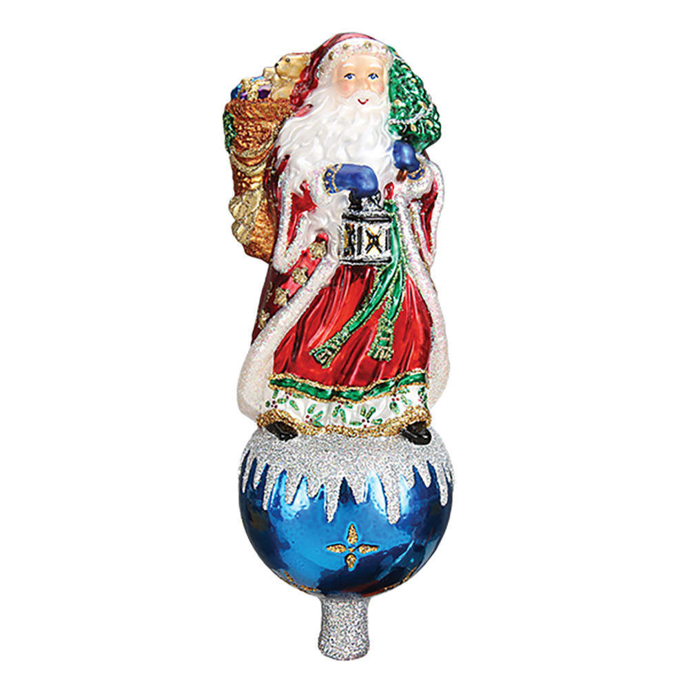 Tree Toppers Father Christmas Tree Topper - Boxed by Old World Christmas (Newer)-1