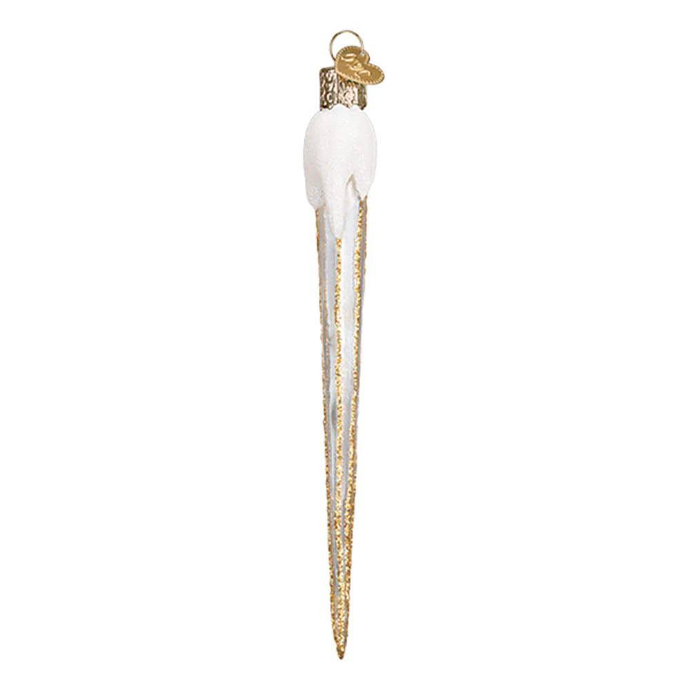 Icicles Sparkling Icicle-Gold - No Box by Old World Christmas (Newer)-1