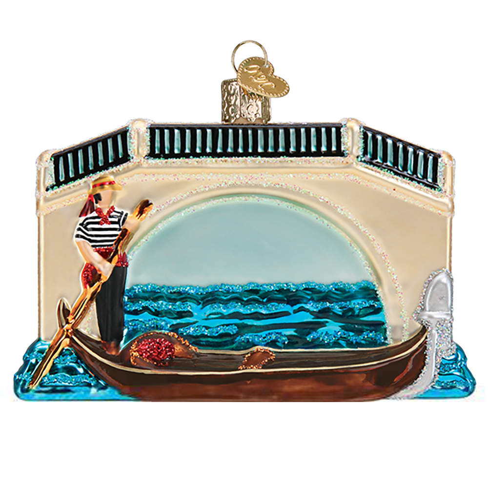 Vacation & Travel Gondola - No Box by Old World Christmas (Newer)-1