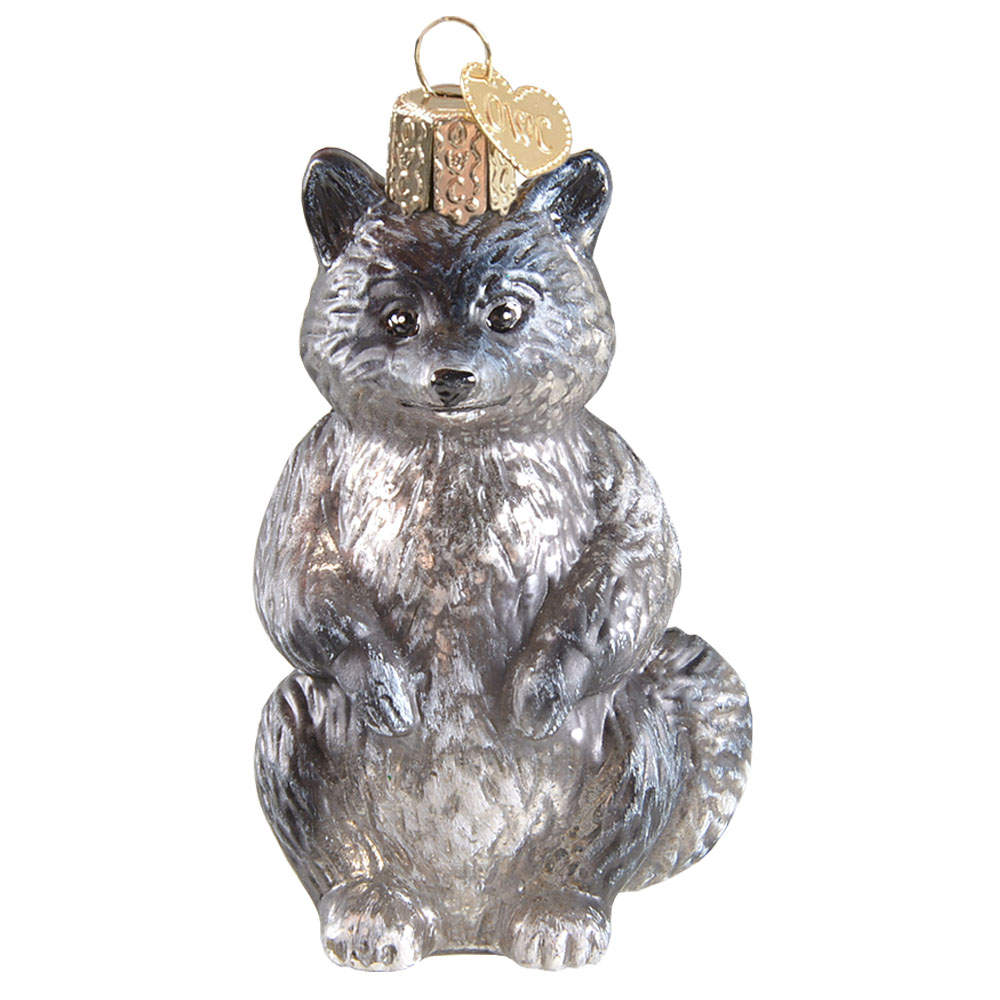 Vintage Woodland Raccoon  - No Box by Old World Christmas (Newer)-1