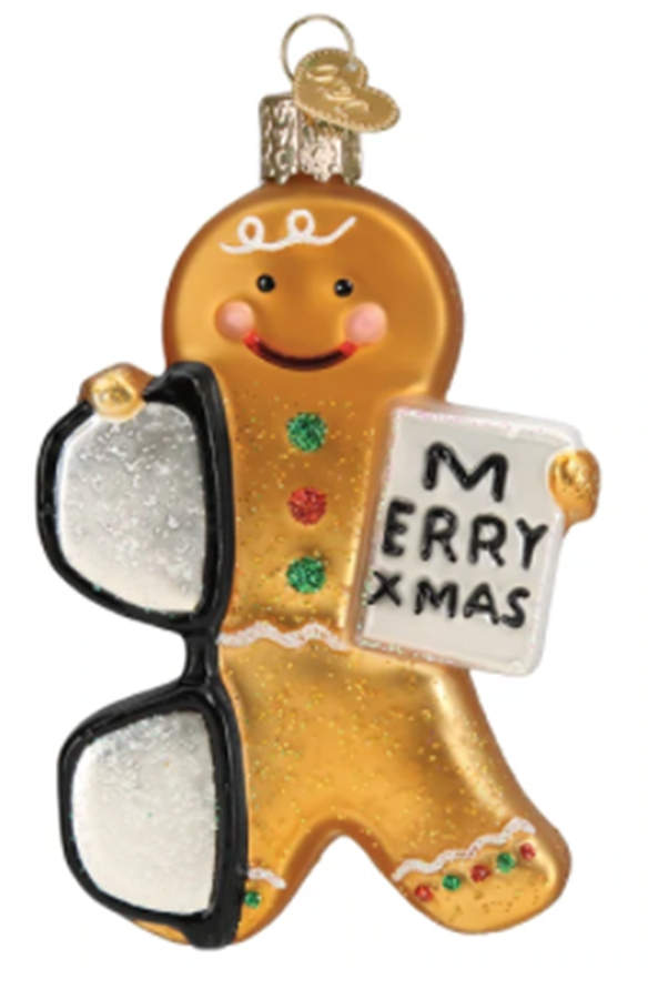 Professions Gingerbread Optometrist - No Box by Old World Christmas (Newer)-1