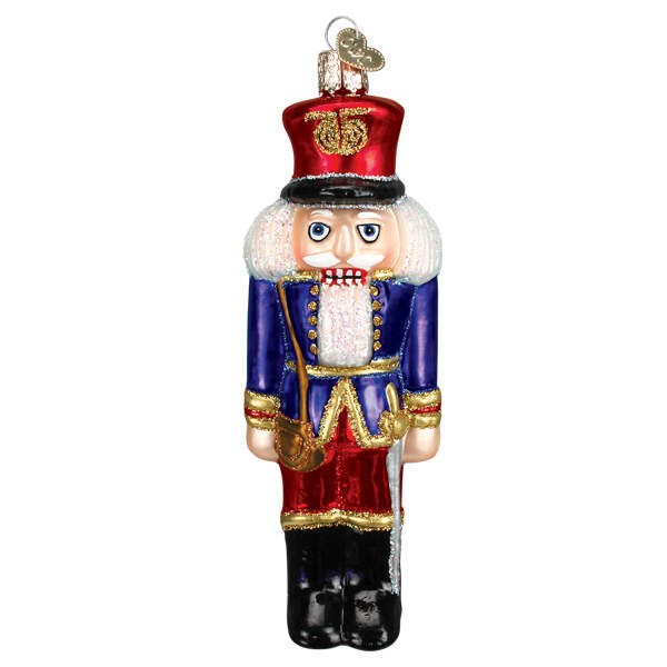 Nutcrackers Soldier Nutcracker-Blue/Red - No Box by Old World Christmas (Newer)-1
