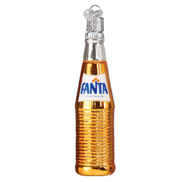 Coca Cola Fanta Bottle - No Box by Old World Christmas (Newer)-1