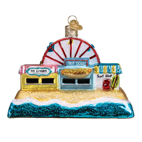 Vacation & Travel Beachscape - No Box by Old World Christmas (Newer)-1