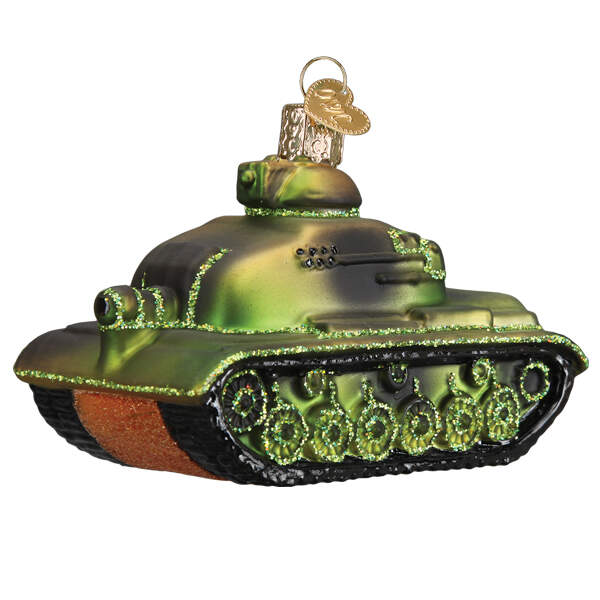 Military Military Tank - No Box by Old World Christmas (Newer)-1