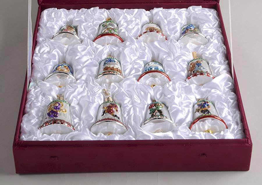 Twelve Days of Christmas Boxed Set Of 12 - With Box by Old World Christmas (Newer)-1