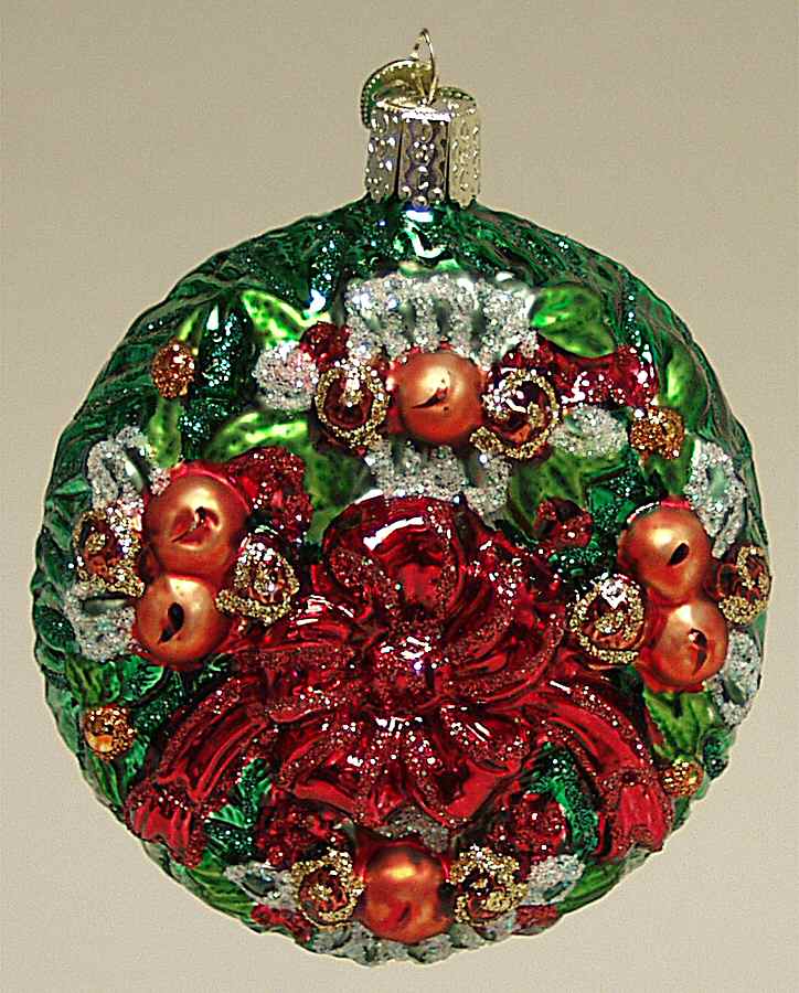 Trees & Cones & Wreaths Williamsburg Wreath - No Box by Old World Christmas (Newer)-1