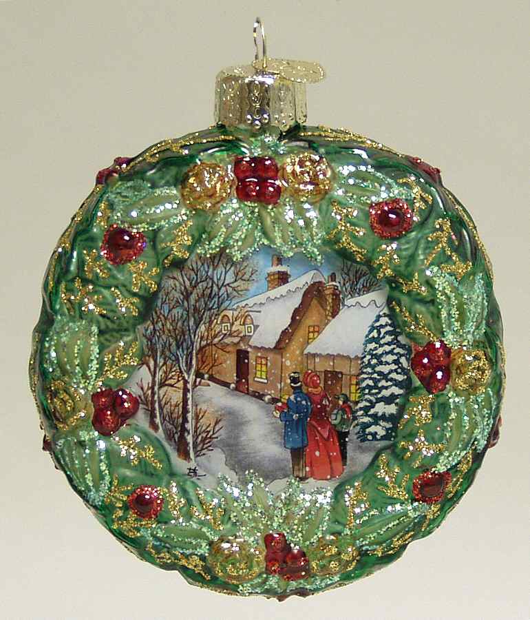 Inside Art In The Village - With Box Bx661 by Old World Christmas (Newer)-1