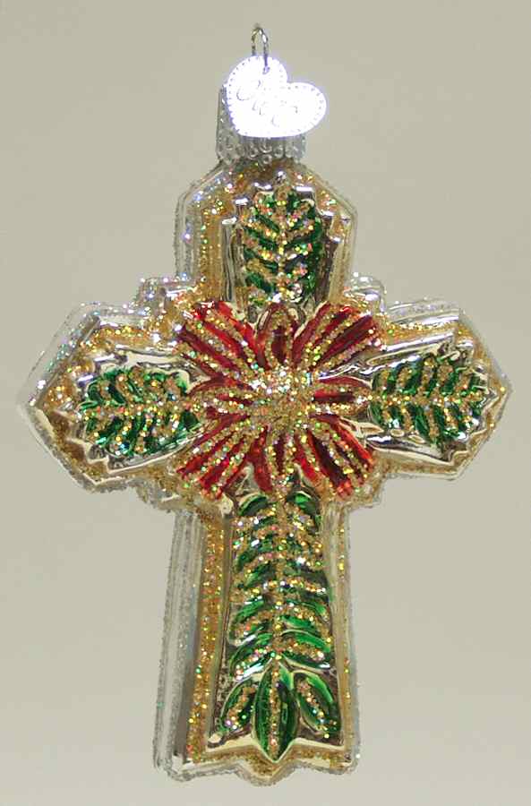 Religious Elaborate Cross - No Box by Old World Christmas (Newer)-1