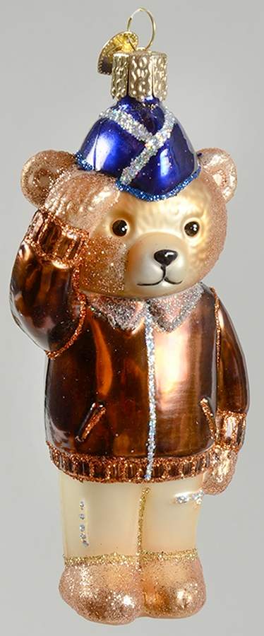 Military Air Force Bear - No Box by Old World Christmas (Newer)-1