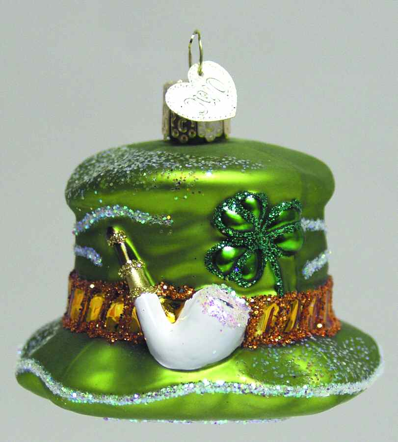 St Patrick's Day Pat's Hat - No Box by Old World Christmas (Newer)-1