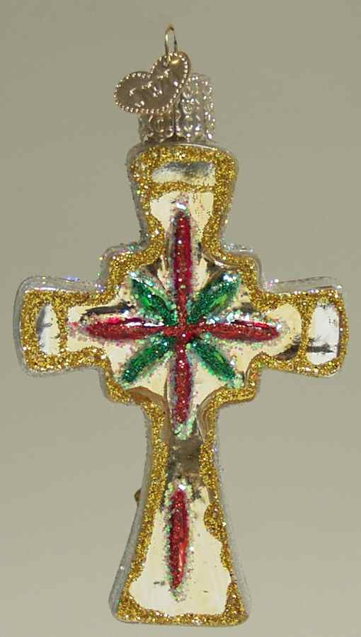 Religious Byzantine Cross - No Box by Old World Christmas (Newer)-1