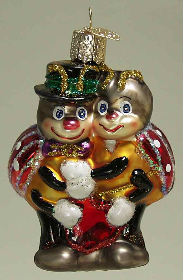 Insects & Butterflies Love Bugs - No Box by Old World Christmas (Newer)-1