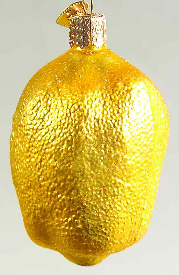 Fruits & Vegetables Lemon - No Box by Old World Christmas (Newer)-1