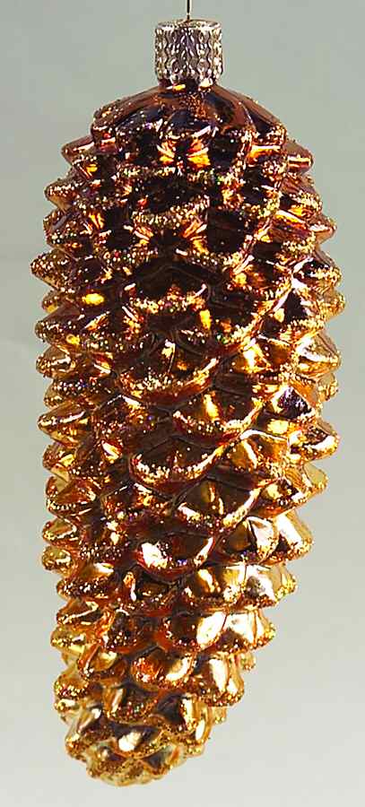 Trees & Cones & Wreaths Pine Cone - Bronze Large - No Box by Old World Christmas (Newer)-1