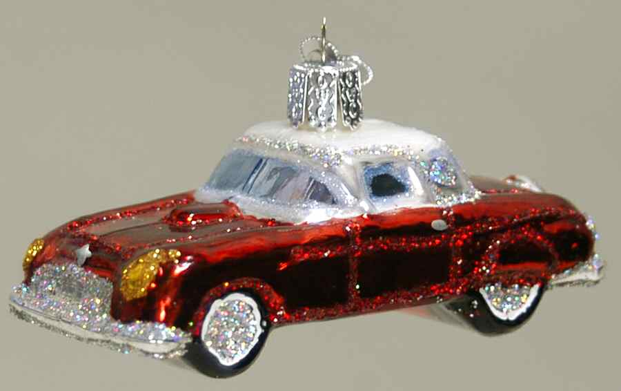 Transportation 56 T-Bird-Red - No Box by Old World Christmas (Newer)-1