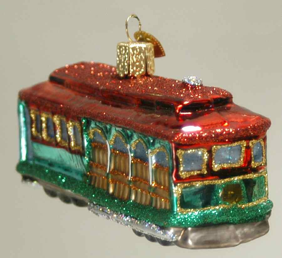 Transportation Cable Car - No Box by Old World Christmas (Newer)-1