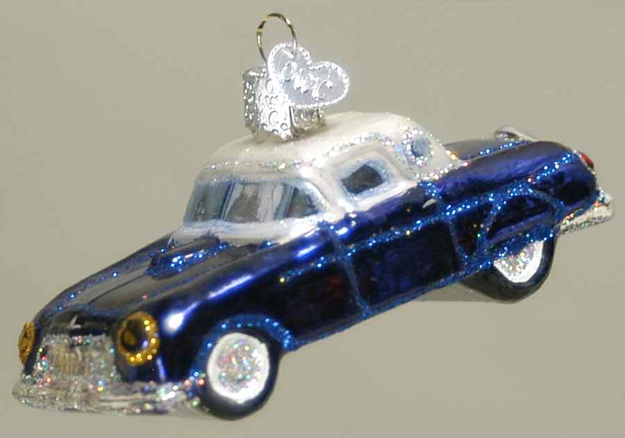 Transportation 56 T-Bird-Blue - No Box by Old World Christmas (Newer)-1