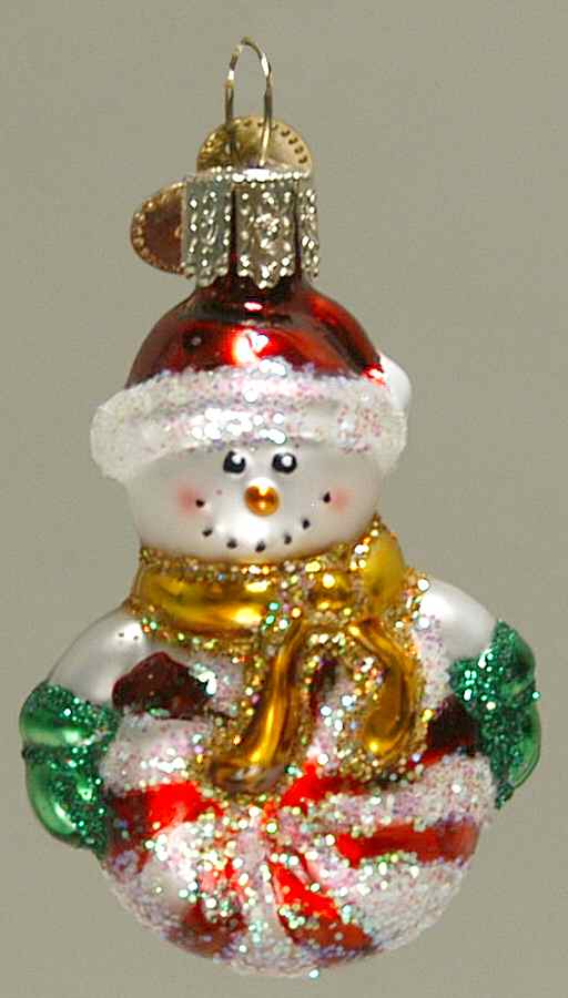Snowmen Dandy Candy Snowlady - No Box 67a by Old World Christmas (Newer)-1